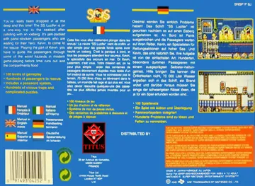 S.O.S - Sink or Swim (Europe) box cover back